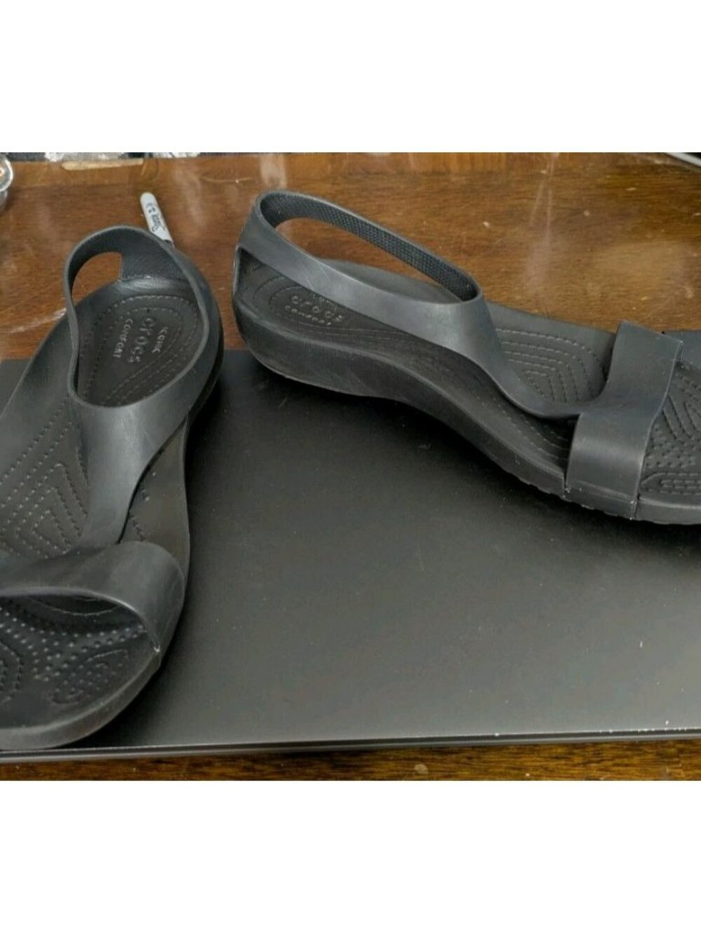 CROCS Serena Black Women's Sandals